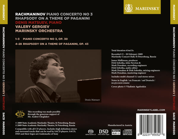 Download Rachmaninoff Piano Concertos Rhapsody Theme Paganini (Live) rar